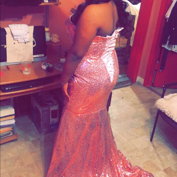 Sequin Prom Gown - Picture 3 of 4